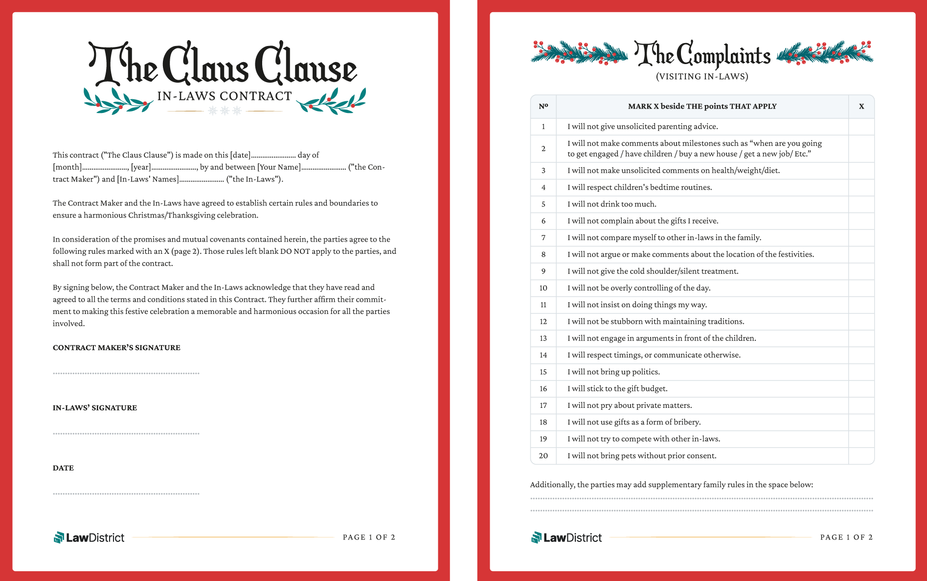 The Clau Clause Sample