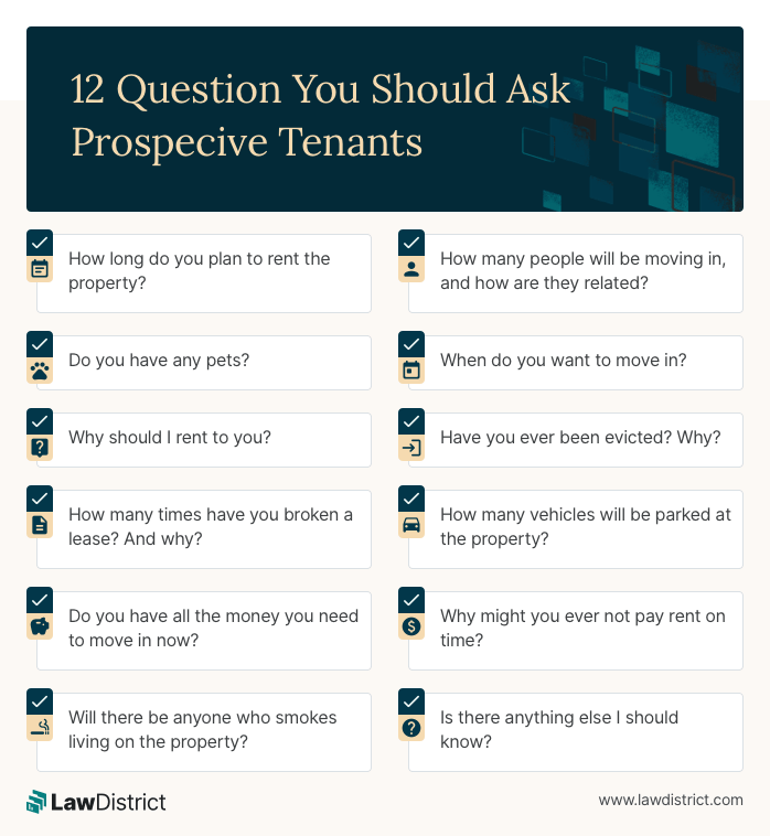 What Questions Should I Ask Prospective Tenants