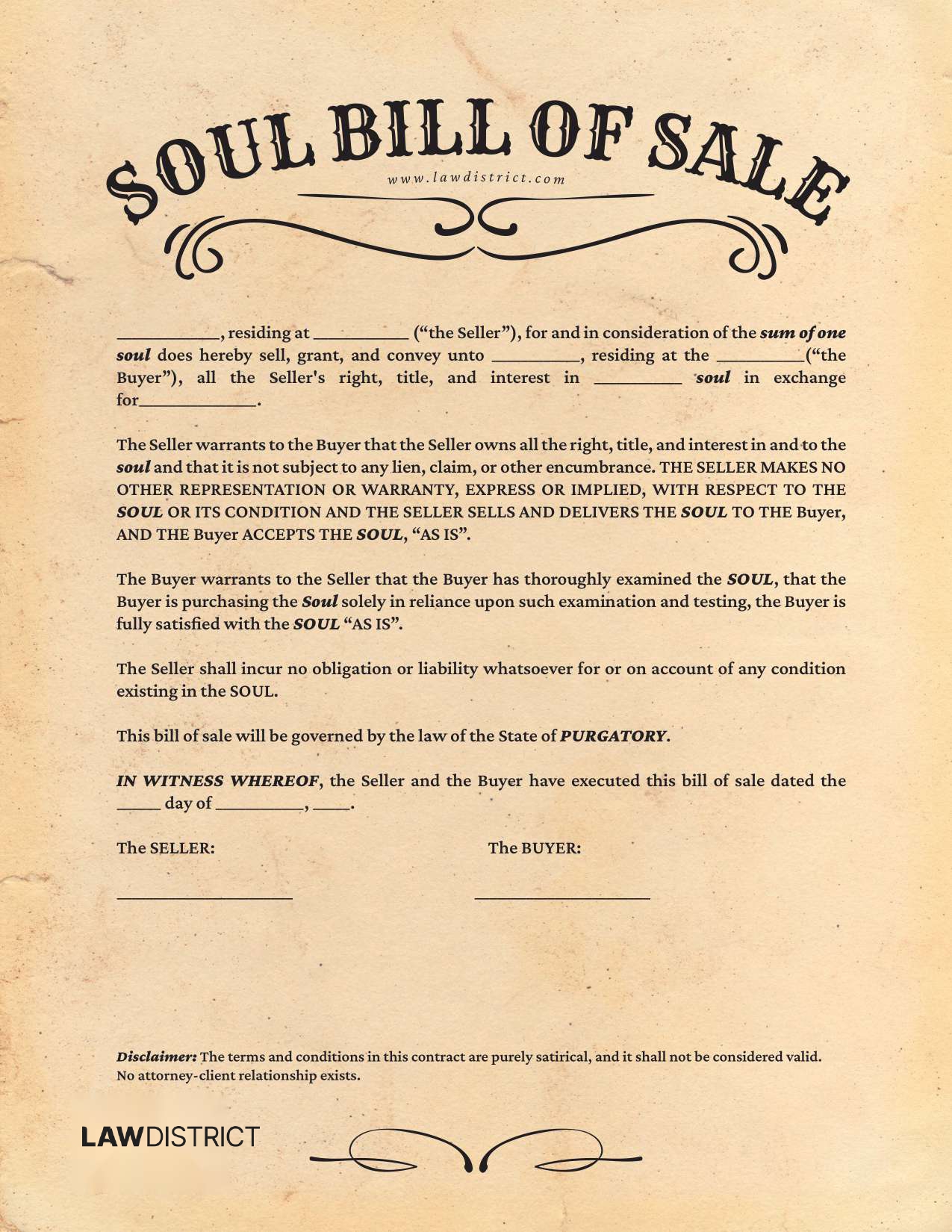 soul-bill-of-sale-template